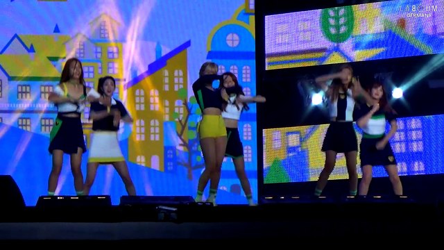 LABOUM (라붐) - Journey To Atlantis (상상더하기) - Sky Festival 2016 Incheon Airport - 160903 - Fancam 직캠