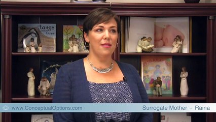 The Surrogate Experience- Why Choose Conceptual Options with Raina