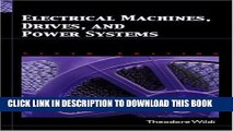 [PDF] Electrical Machines, Drives and Power Systems (6th Edition) Full Colection