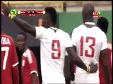 Sadio Mané, l'attaquant des lions a touché le montant droit sur une frappe (vidéo)