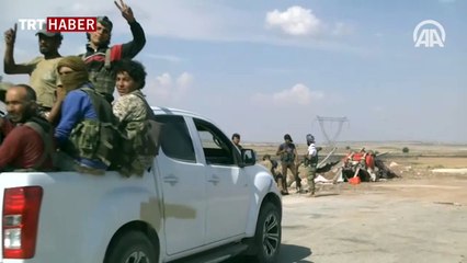 Muhalif güçlerin hedeflere ilerleyişi görüntüledi