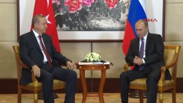 G20 Zirvesi İçin Çin'e Giden Erdoğan, Putin ile Görüştü