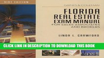[PDF] Florida Real Estate Exam Manual: For Sales Associates   Brokers Full Online