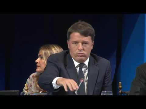 Cernobbio - Intervento del Presidente Renzi al Forum Ambrosetti (02.09.16)