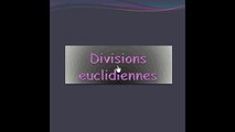 6ème Les divisions Effectuer une division euclidienne.