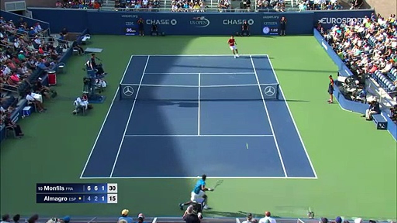 ABD Açık: Gael Monfils - Nicolas Almagro (Özet)