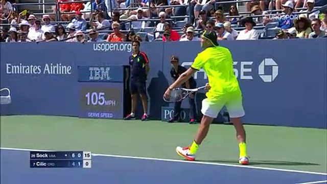 ABD Açık: Jack Sock - Marin Cilic (Özet)