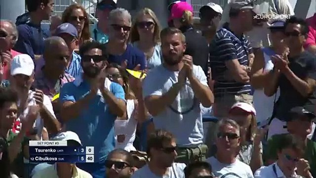 ABD Açık: Lesia Tsurenko - Dominika Cibulkova (Özet)