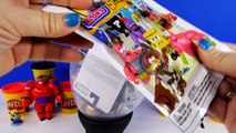 GIANT PLAY DOH SURPRISE EGG BAYMAX BIG HERO 6 Spongebob Spiderman TMNT Transformers