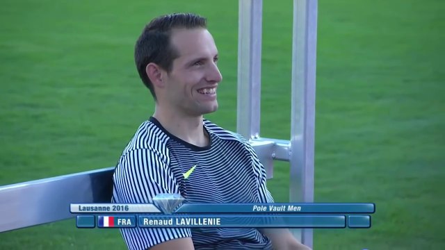 saut à la perche H - DL Lausanne, 25 août 2016 (Lavillenie battu par Kendricks)