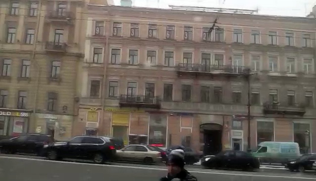 Питер снег