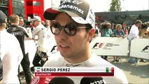 Sky F1: Sergio Perez Post Qualifying Interview (2016 Italian Grand Prix)
