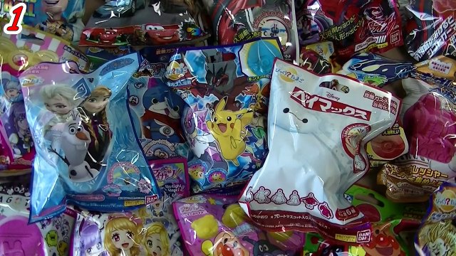 17 Surprise Eggs Bath Powder Balls Disney Big Hero 6 Frozen Toy Story Cars Pixar Pokemon Dragon Ball