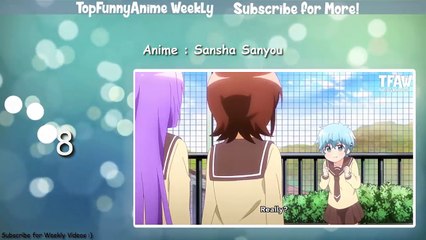 Top 10 Funny Anime Moments of Spring 2016 Week 8