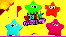 Learn Colors for Kids and Color Circle Birthday Cake Balloons Coloring Page
