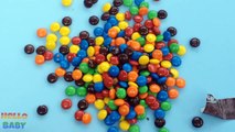 Colorful M&M Finger Learn Colours Collection - Learn Colors Slime Icecream - learn color collection
