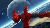 Juguetes Hombre Araña en español , Dibujos Animados Para Niños Spiderman vs dinosaurios Video Ep 7