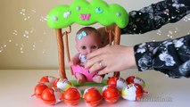 Kinder Joy Surprise Eggs Baby Doll Playground Swing Fun Learn Counting 1- 10 Lots Surprise Toys