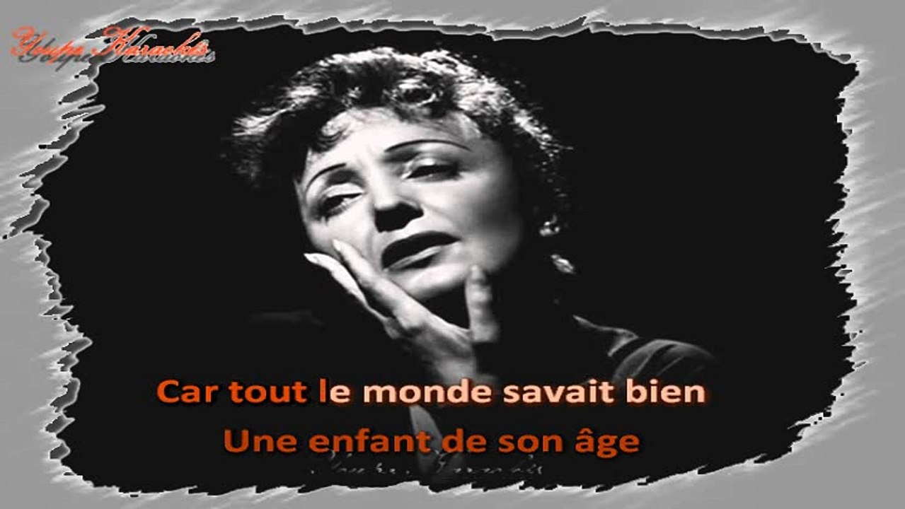 Karaoké Edith Piaf L'homme à la