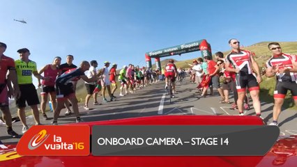 Onboard camera / Cámara a bordo - Etapa 14 - La Vuelta a España 2016