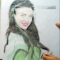 Tuvana TÃ¼rkay Sezgin YiÄŸit Karakalem Boyama 24 Temmuz 2016