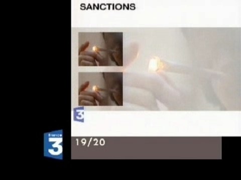 Zapping 2005 Sarko et le pétard