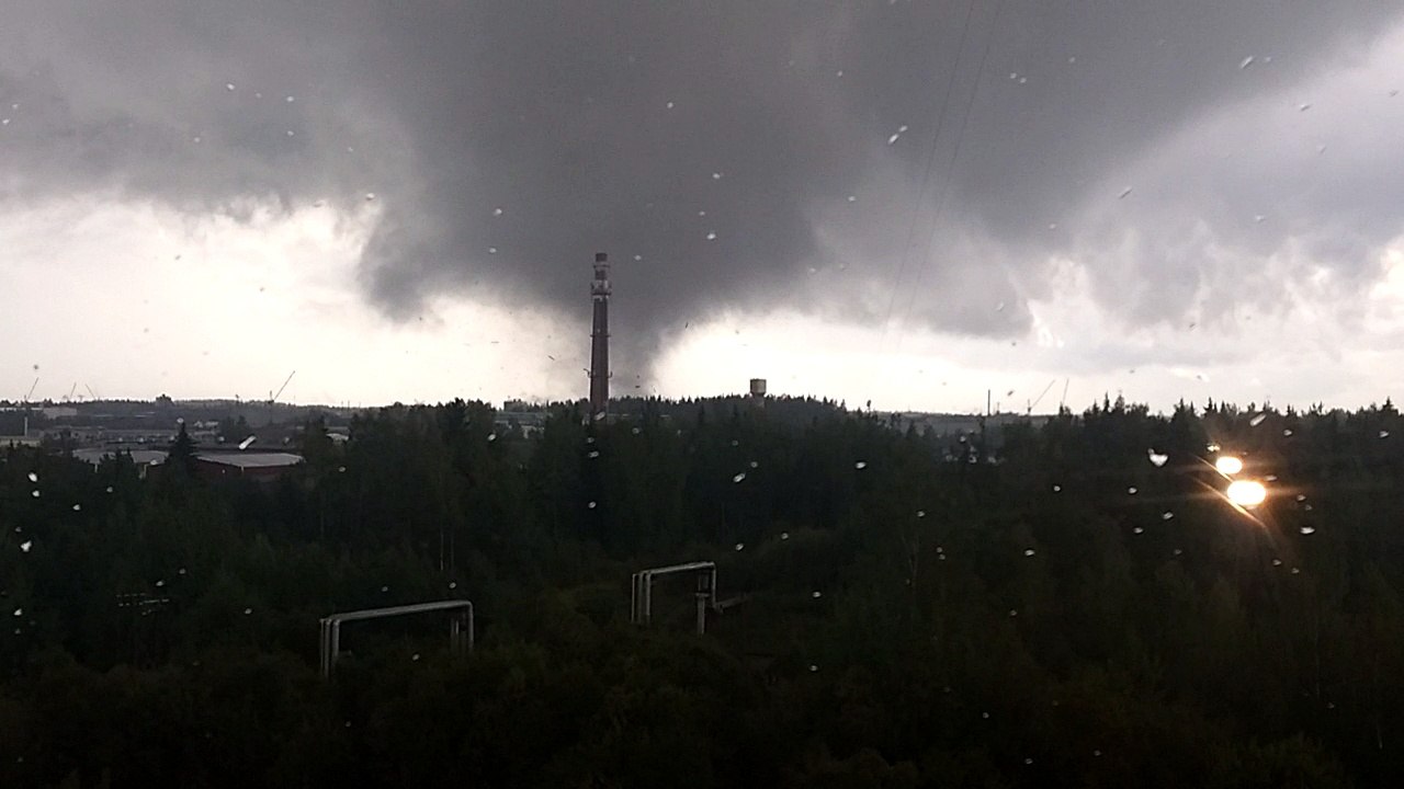 Tornado in Russia on August 24, 2016 (3rd Angle)
