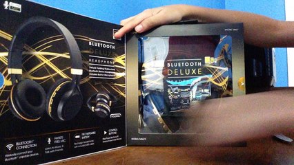Bluetooth deluxe headphones UNBOXING