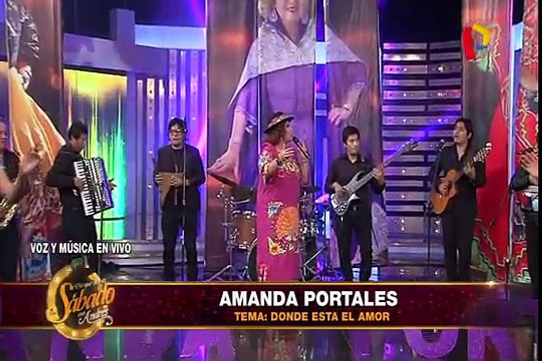Amanda Portales celebró sus 50 años en Porque Hoy es Sábado