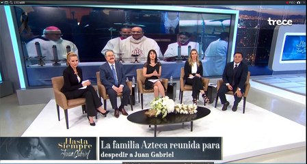 EMOTIVA ENTREVISTA A VERONICA CASTRO QUE HABLA LARGAMENTE  DE JUAN GABRIEL 04/09/2016