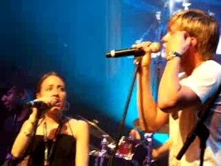 Rehearsal with Jesse McCartney in Strasbourg