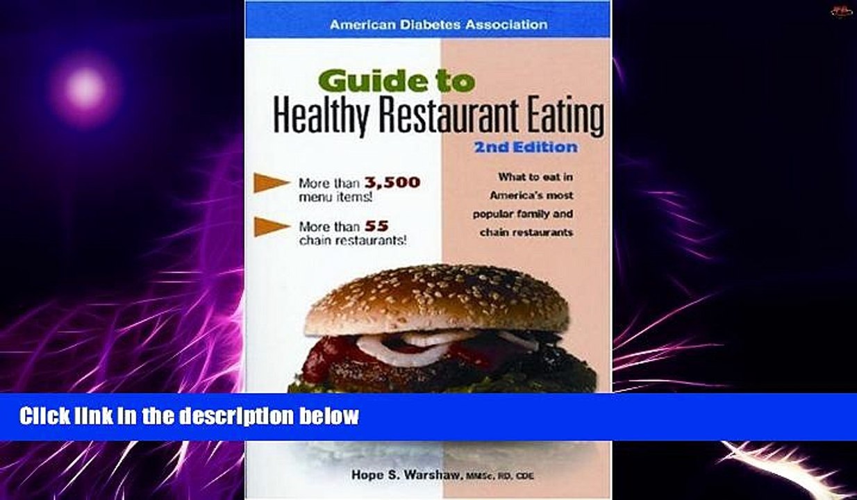Big Deals  Guide to Healthy Restaurant Eating  Free Full Read Most Wanted