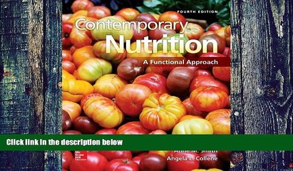 Big Deals  Contemporary Nutrition: A Functional Approach  Free Full Read Best Seller