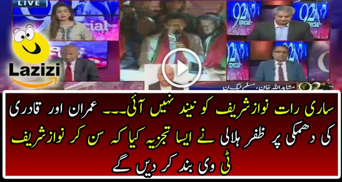 Brilliant Response Of Zafar Hilaly On Imran And Qadri Power Show