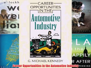 [PDF] Career Opportunities in the Automotive Industry Popular Online