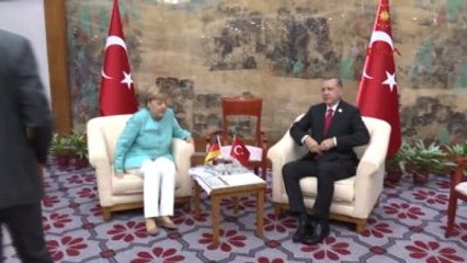 Télécharger la video: Cumhurbaşkanı Recep Tayyip Erdoğan, Almanya Başbakanı Angela Merkel ile Görüştü