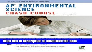Read APÂ® Environmental Science Crash Course Book + Online (Advanced Placement (AP) Crash Course)