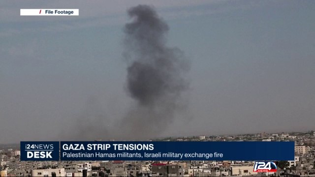 Palestinian Hamas militants, Israeli military exchange fire