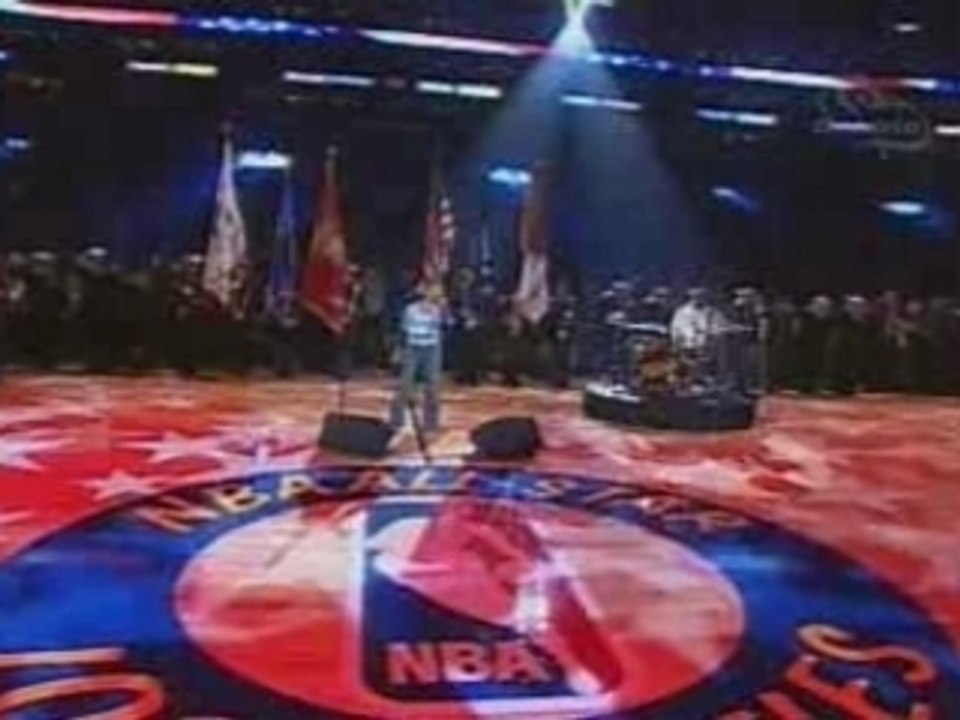 Christina Aguilera Star Spangled (Live NBA 2004)