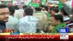 92 News Female Reporter Irza Khan Falls From Crane While Reporting At PTI Rally