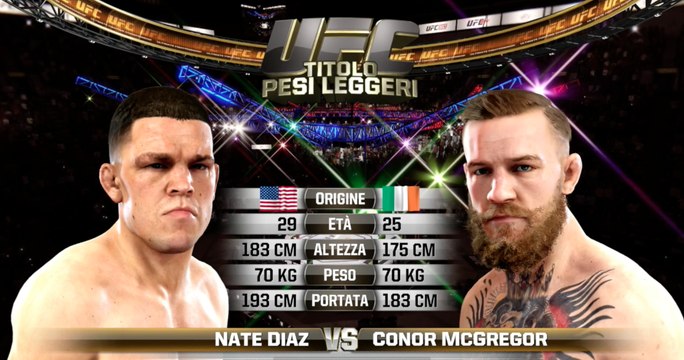 UFC 202 FIGHT NIGHT Nate Diaz vs Conor McGregor