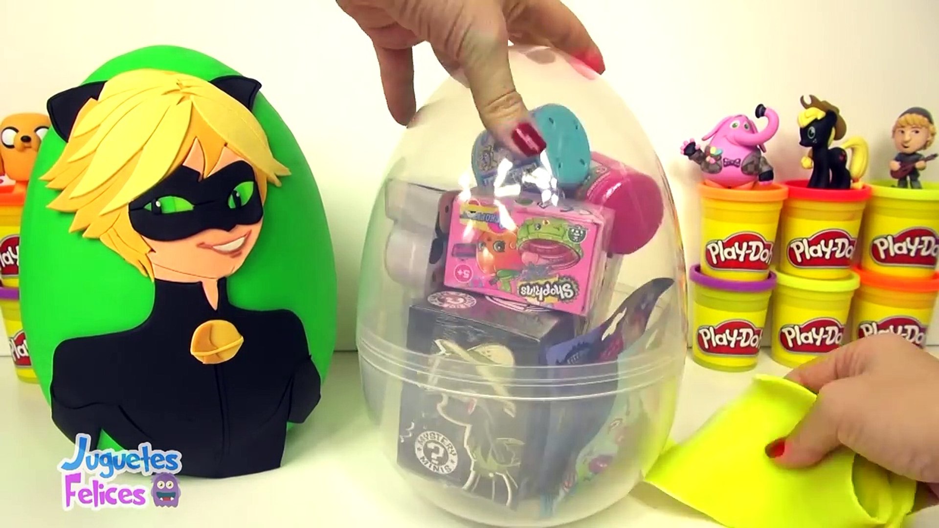 guevos de plastilina