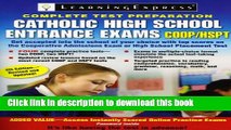 Read Catholic High School Entrance Exams, COOP/HSPT  Ebook Free