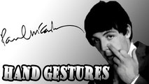 Paul McCartney Hand Gestures Comparison 1964/2009