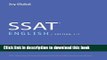 PDF Ivy Global SSAT English 2016: Prep Book, Edition 1.7  PDF Free