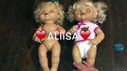 Fake Baby Alive and My Baby Alive Doll Comparison and Name Reveal