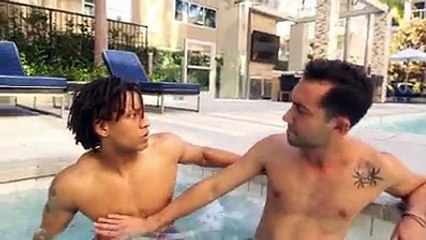 Boys Reaction when they see a girl in a pool vid by Amanda Cerny