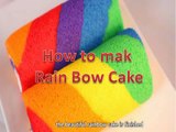 How to Make Rainbow Cake Roll _ Cake roll Recipe