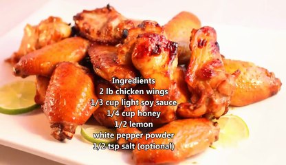 Roasted Sweet Chicken Wings Recipe - YouTube