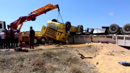 Mısır Yüklü Tırla Minibüs Çarpıştı: 1 Ölü, 14 Yaralı